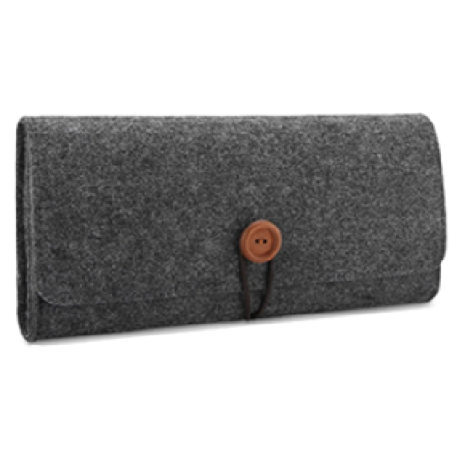 ProCase Carrying Case for Nintendo Switch OLED Model & Nintendo Switch, Portable Travel Bag Ultra Slim Felt Pouch for Nintendo Switch 2017 / Switch OLED Model 2021 with 5 Game Cartridges Holders –Grey